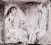 Jules Pascin Twom Cuba woman oil painting reproduction